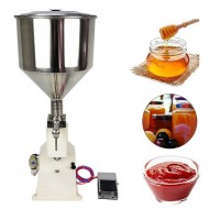 A02 Small Pneumatic Liquid Filling Machine Automatic Liquid Paste Filling Machine for Cream Shampoo Cosmetic