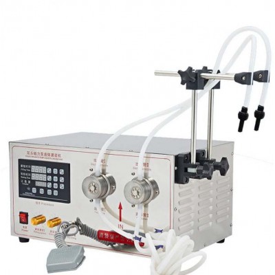 Portable small scale digital control pump liquid soap oil filling machine with corrosion-resistant