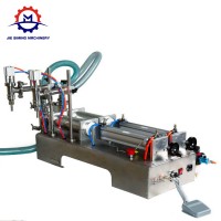 Semi Automatic Liquid Drink Beverage Filling Machine Liquid for Small Bottle Single Head / Double Head Liquid Filling Machine